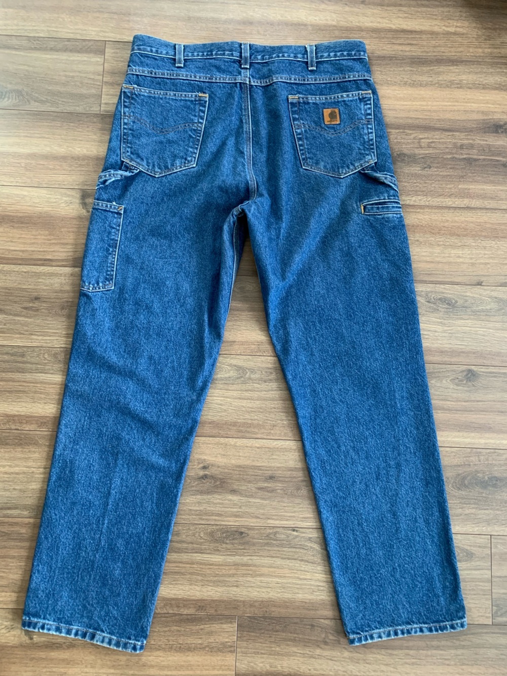 Carhartt Carpenter Jeans Men's size 40 Dark Blue  with Utility Pockets inseam 32